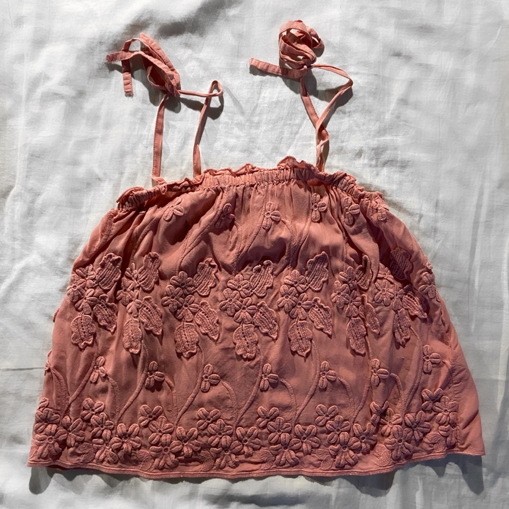 Floral flowy tank blouse